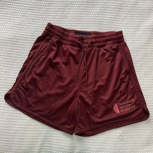 Maroon Abercrombie and Fitch Shorts